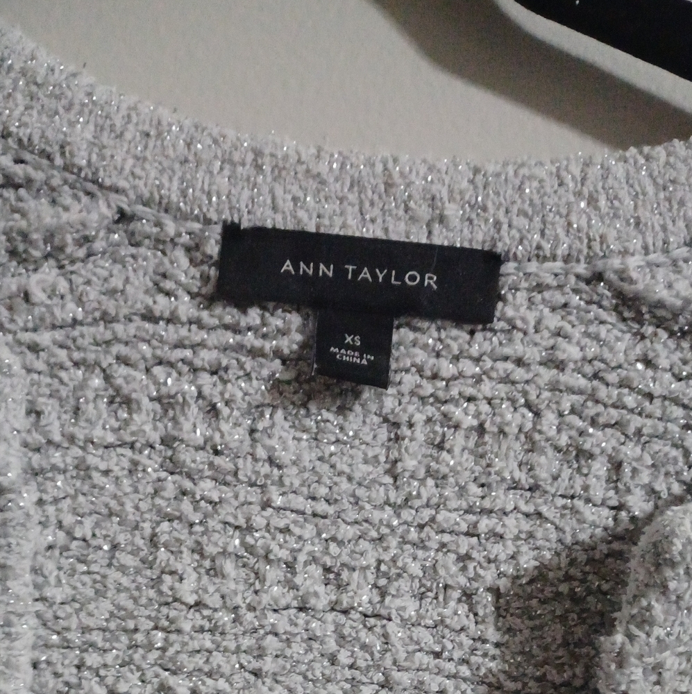 Gray Textured Open Front Jacket - Picture 2 of 4